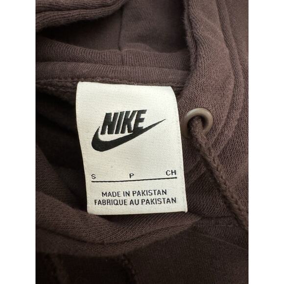 Nike Center Swoosh Hoodie Small Brown Travis Scott Sweatshirt Sweater - Picture 5 of 11